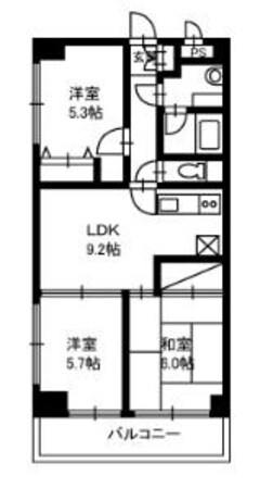グランドハイツIIの物件間取画像